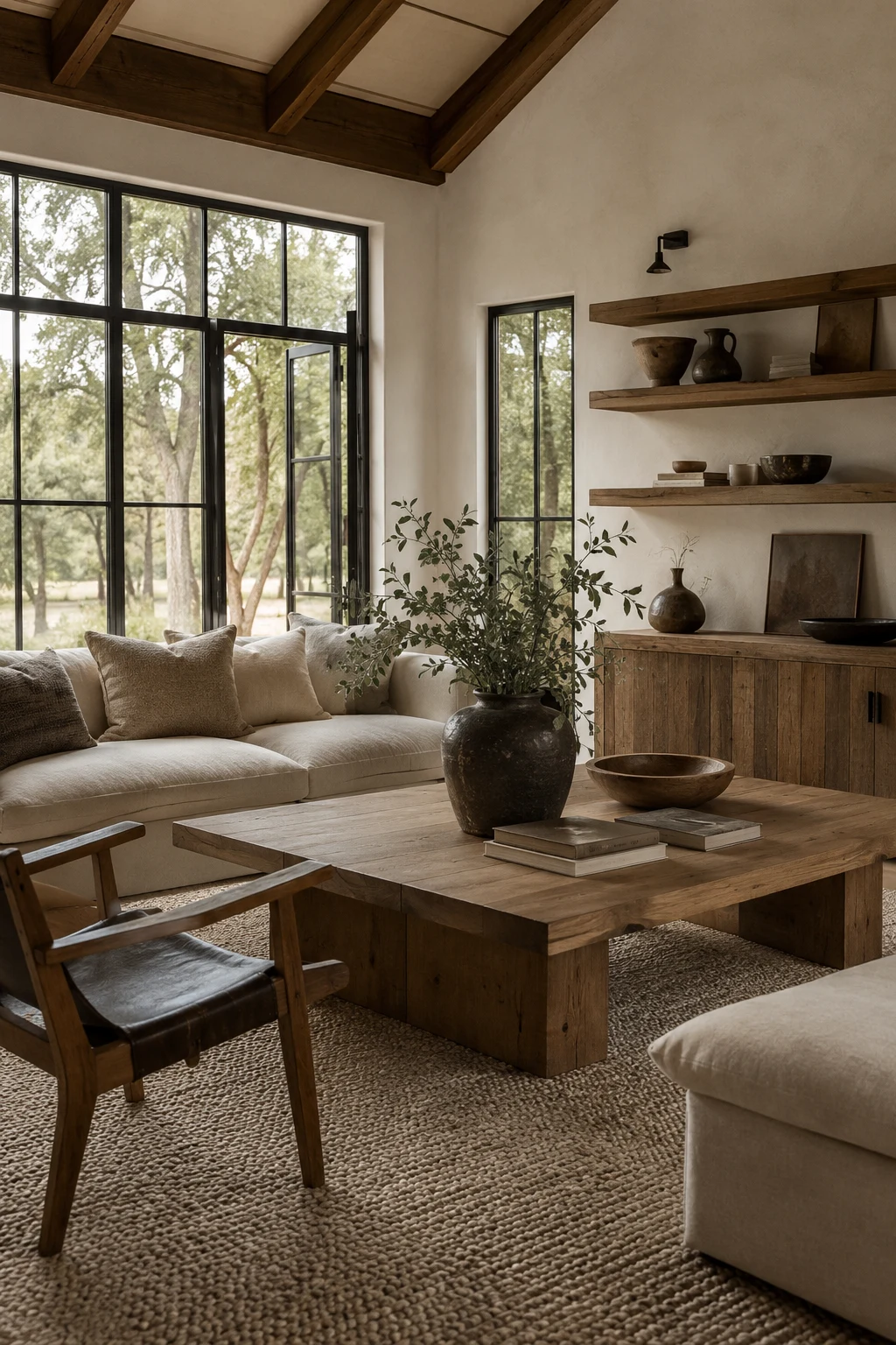 Arhaus Living Room Inspiration Starts with Natural Wood Furniture — arhaus living room inspiration