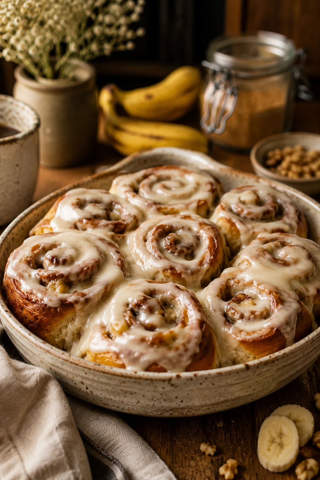 Banana cinnamon rolls recipe β easy step-by-step dish