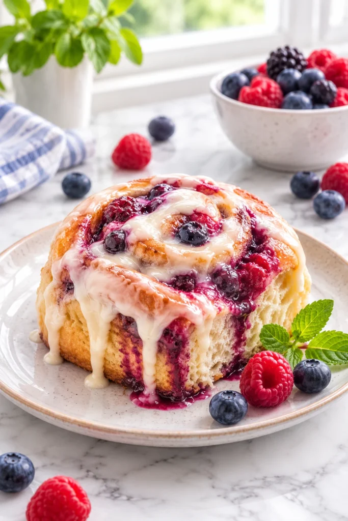 Berry Cinnamon Rolls |