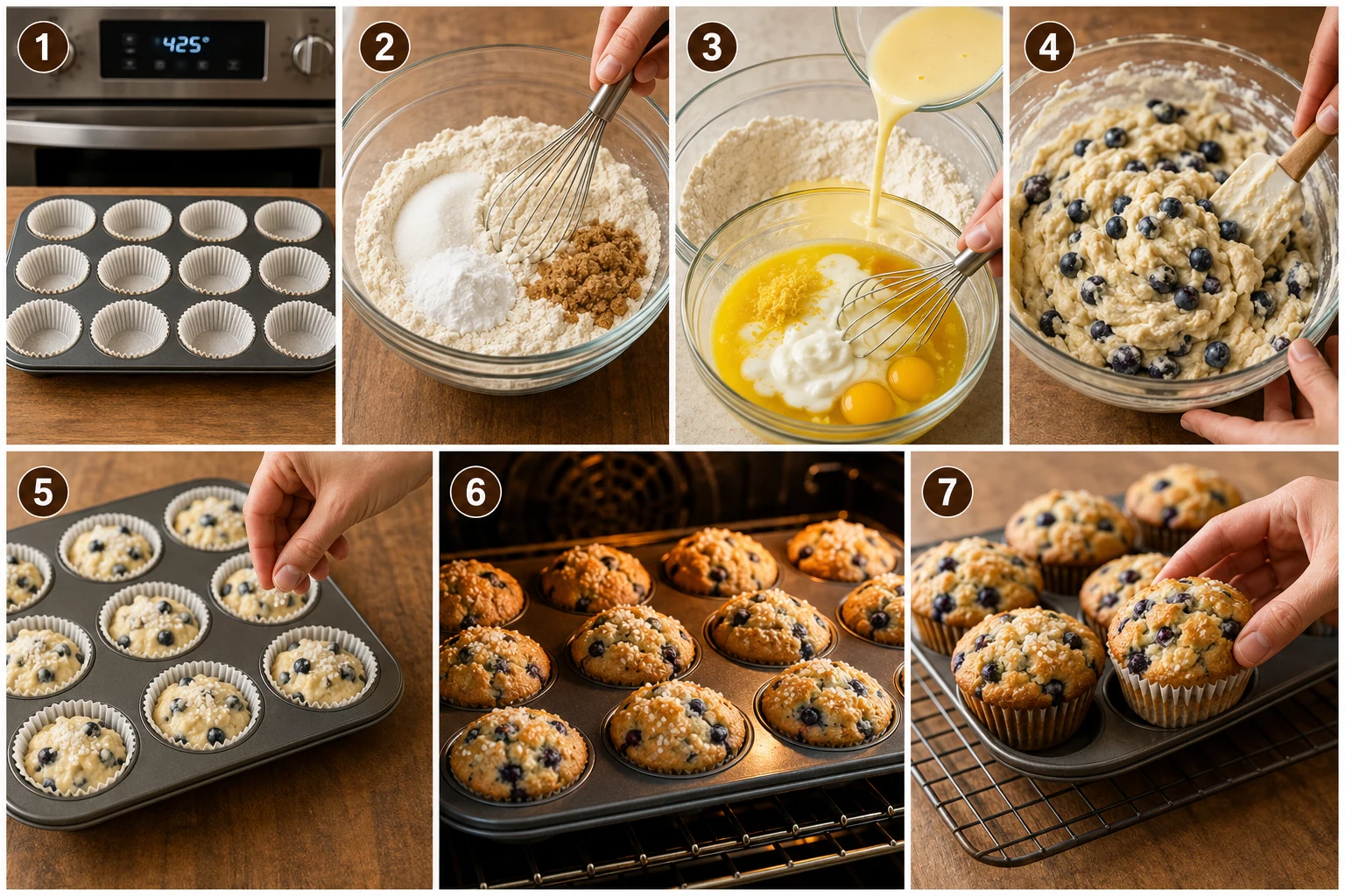 blueberry muffins from scratch step by step blueberry muffins from scratch step by step