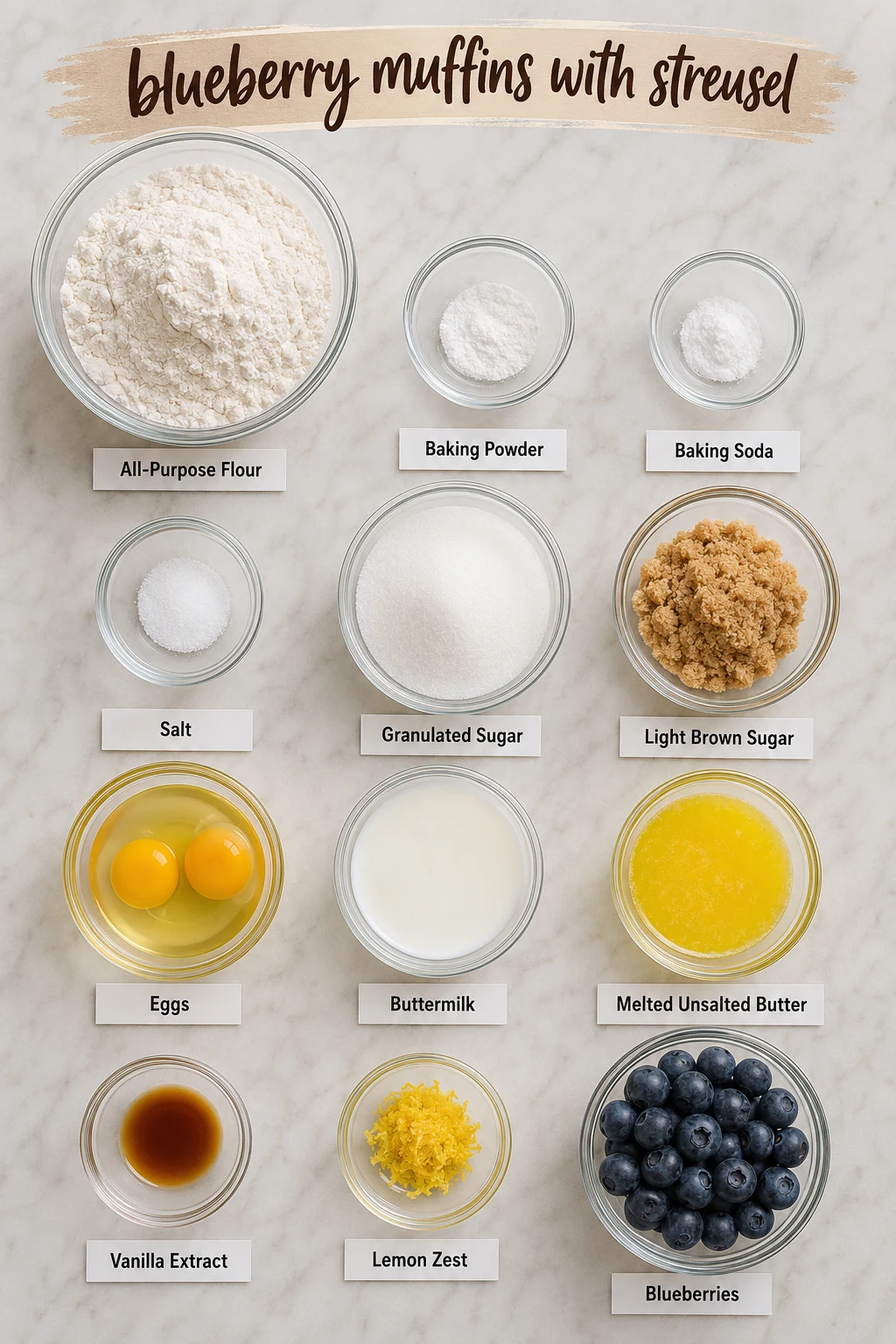 blueberry muffins with streusel ingredients blueberry muffins with streusel ingredients