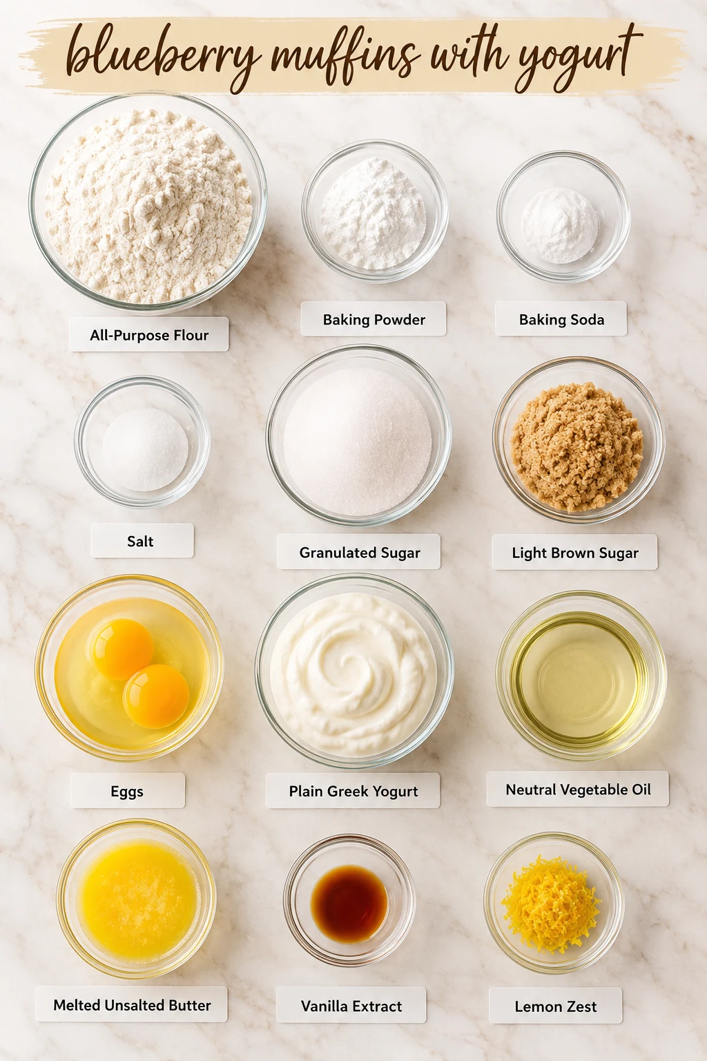 blueberry muffins with yogurt ingredients blueberry muffins with yogurt ingredients