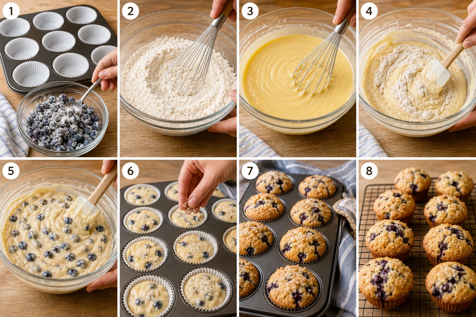 blueberry muffins with yogurt step by step blueberry muffins with yogurt step by step