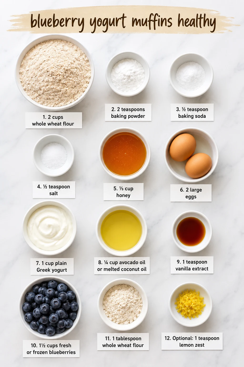 blueberry yogurt muffins healthy ingredients blueberry yogurt muffins healthy ingredients