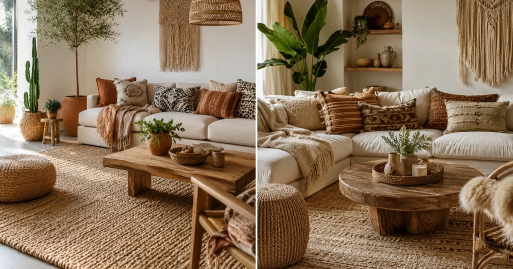boho living room inspiration
