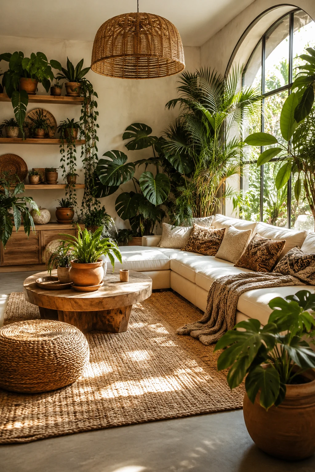 Bring Nature Indoors with Plants and Boho Living Room Inspiration — boho living room inspiration