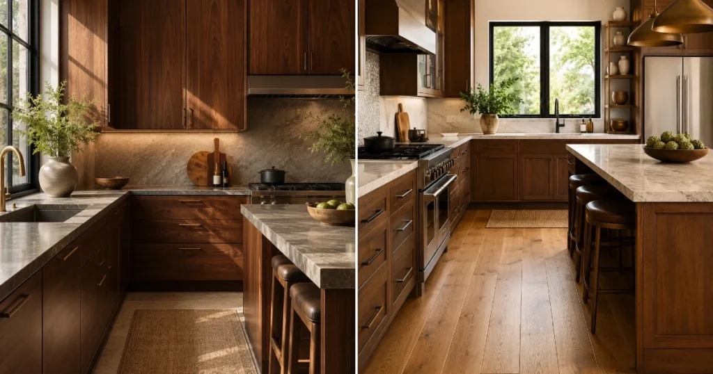 brown kitchen ideas