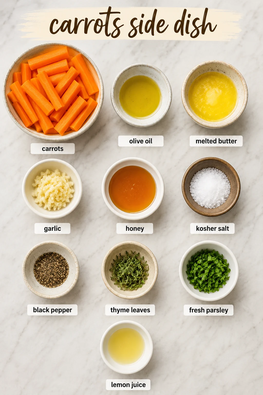 carrots side dish ingredients carrots side dish ingredients