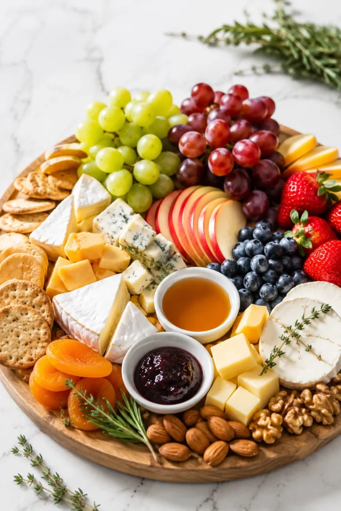 Cheese and fruit platter cheese and fruit platter