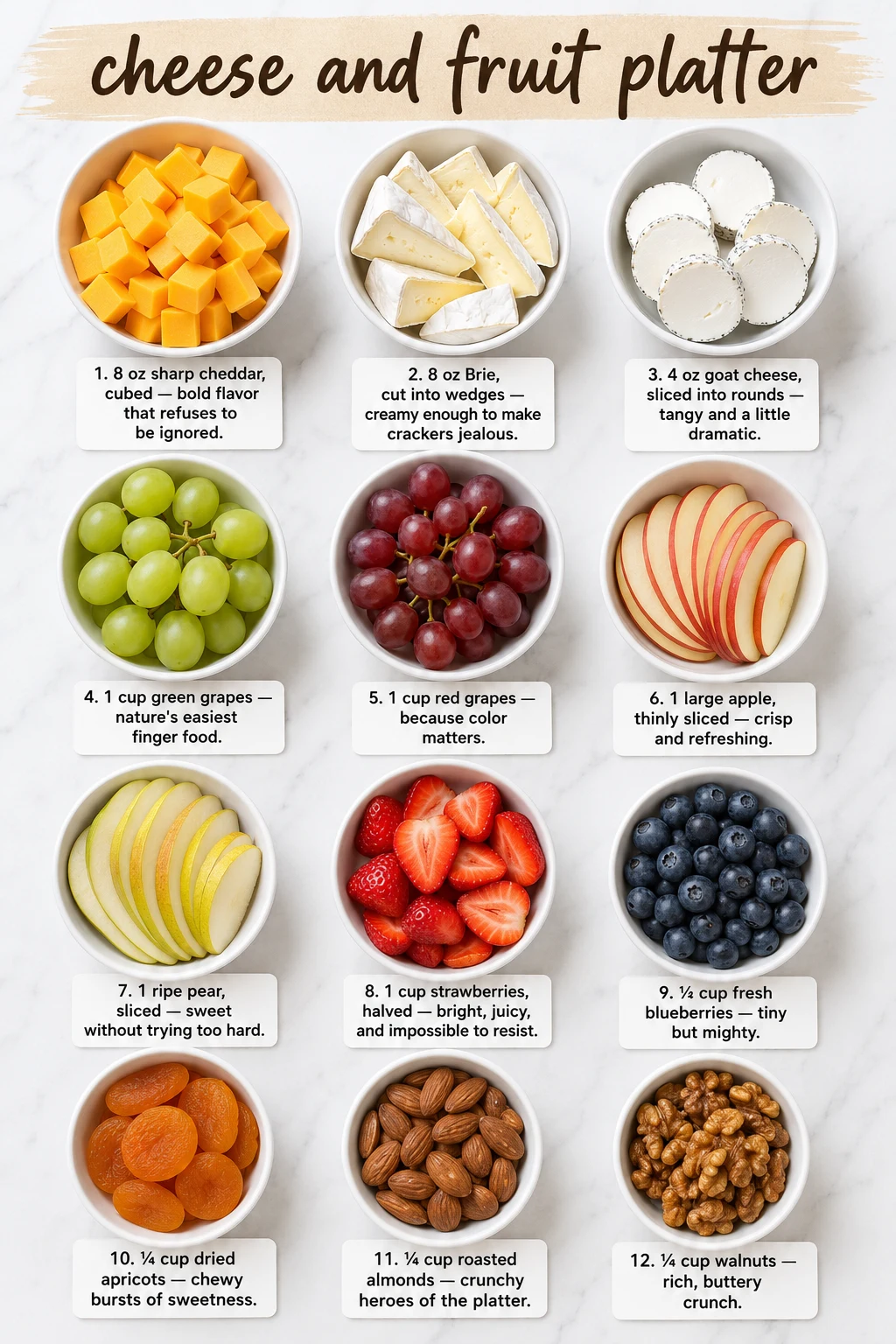 cheese and fruit platter ingredients cheese and fruit platter ingredients