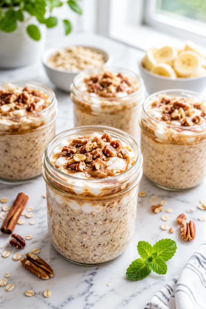 Cinnamon Roll Overnight Oats Cinnamon Roll Overnight Oats