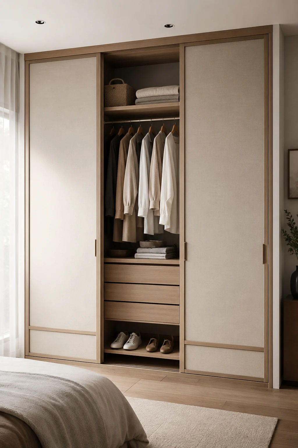 Choose Sliding Doors for a Space-Saving Closet de Pared — closet de pared