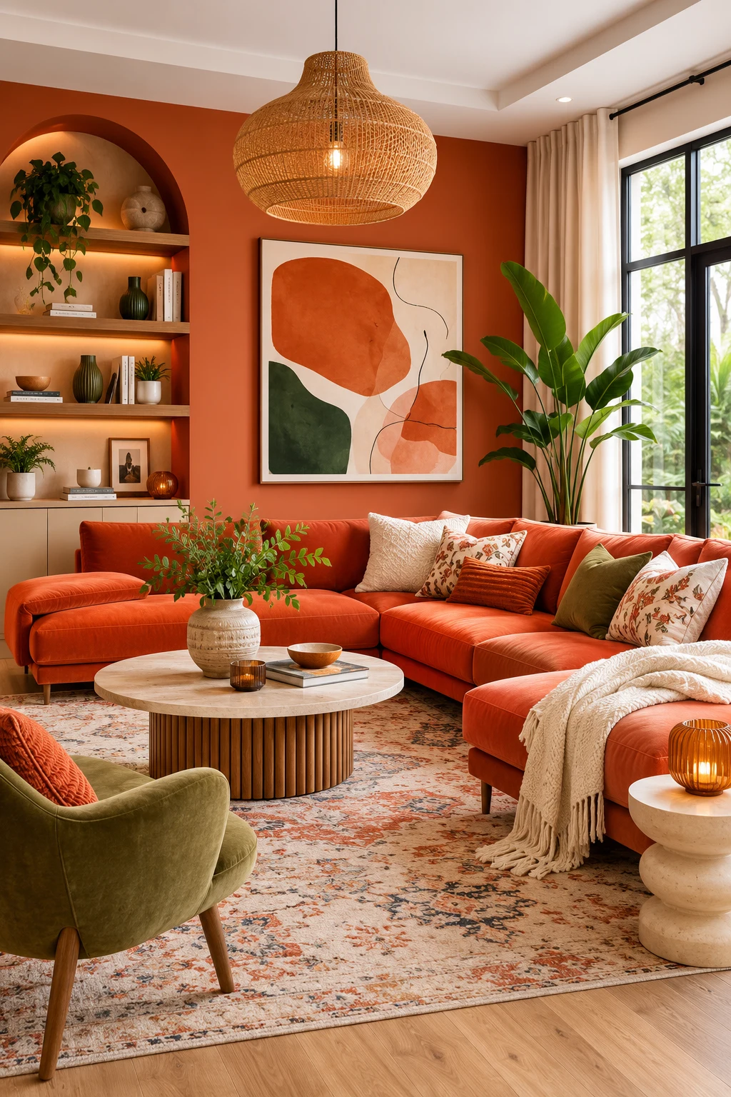 Build Your Colorful Living Room Inspiration Around One Signature Color — colorful living room inspiration