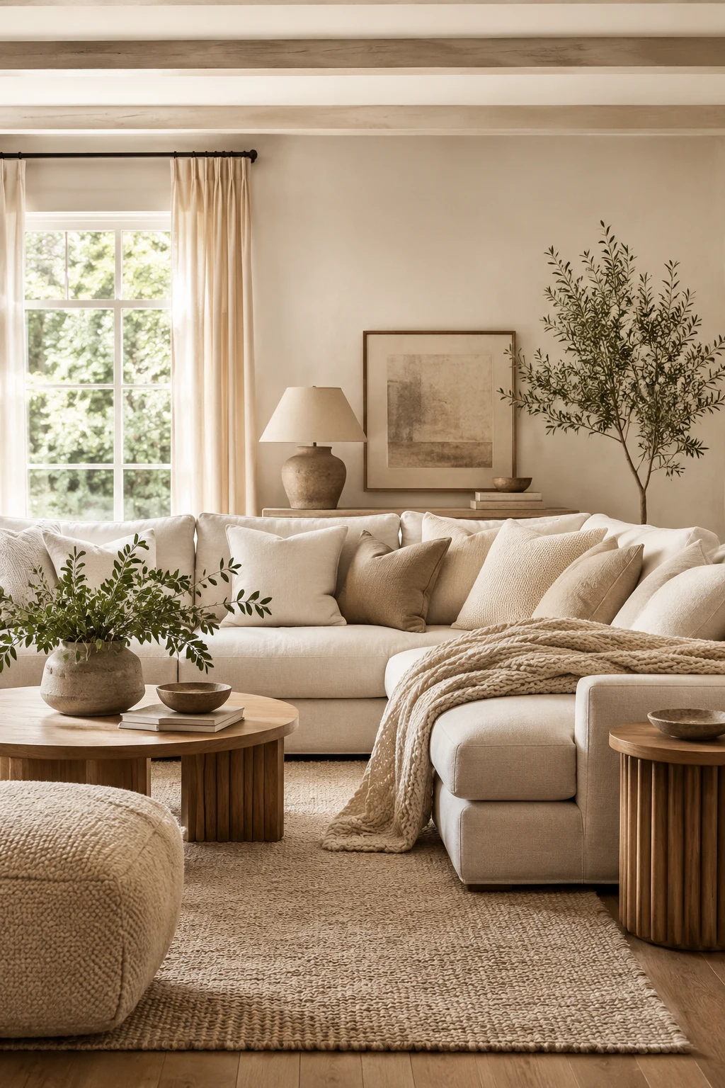 Build Cozy Living Room Inspiration Around Soft Neutral Layers — cozy living room inspiration