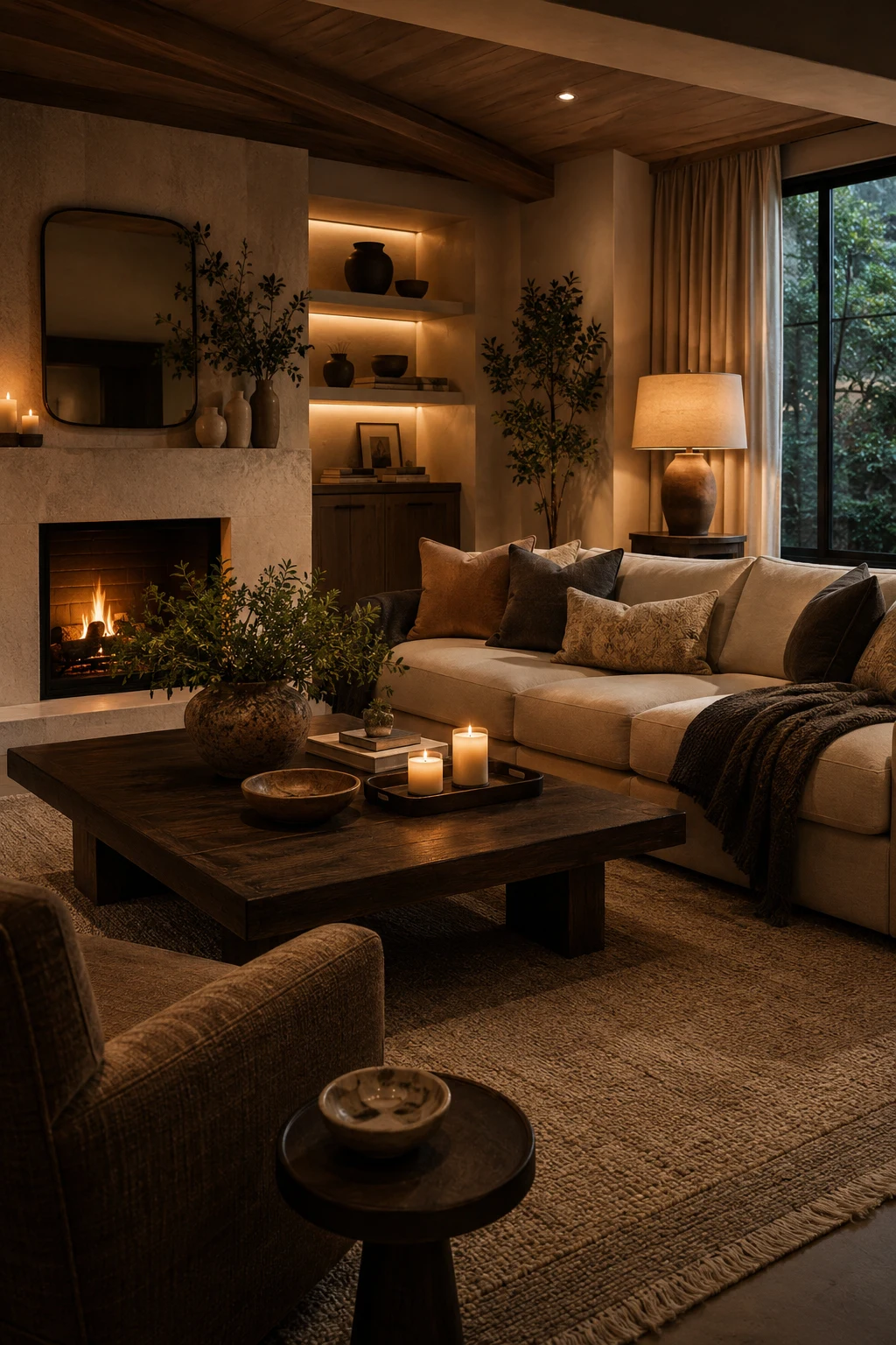 Cozy Living Room Inspiration with Warm Lighting Layers — cozy living room inspiration