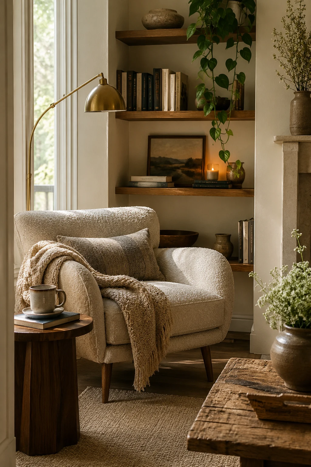 Create a Reading Corner for Cozy Living Room Inspiration — cozy living room inspiration