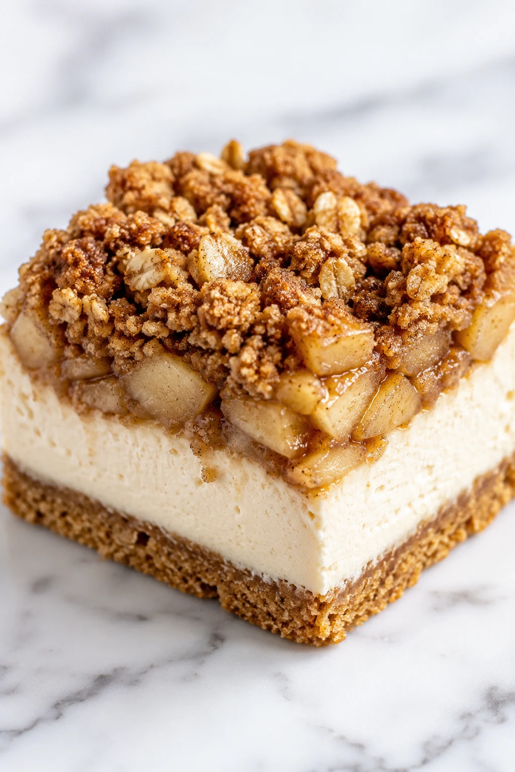 Dairy-Free Apple Crumble Cheesecake recipe — easy step-by-step dish