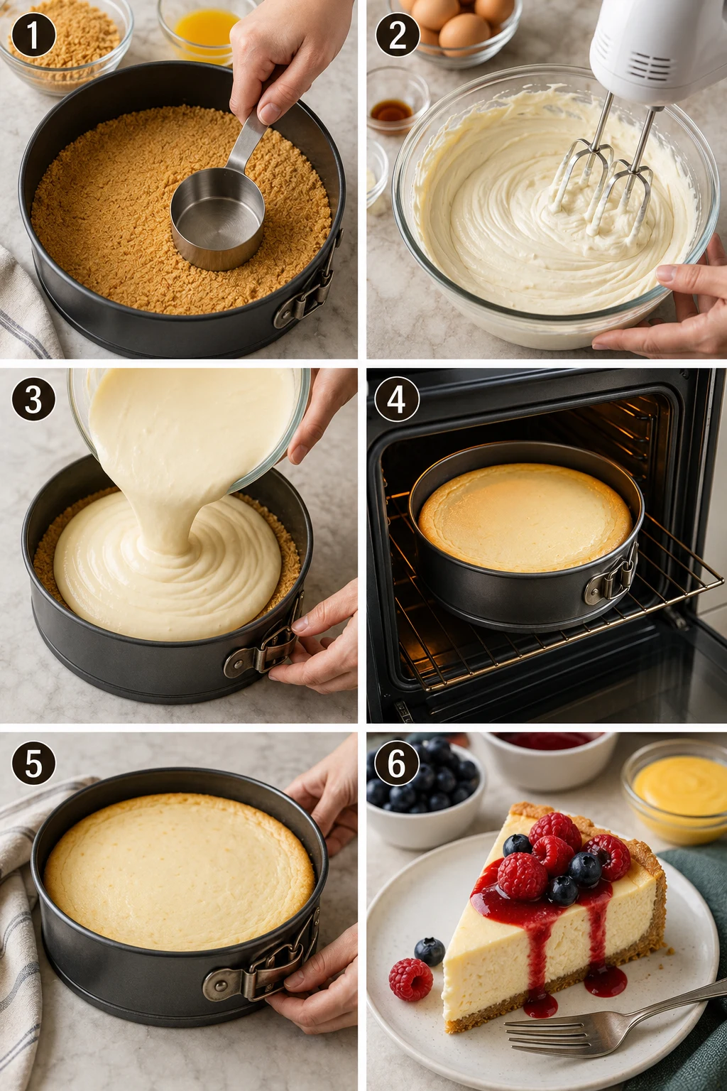 Dairy Free Cheesecake step by step Dairy Free Cheesecake step by step