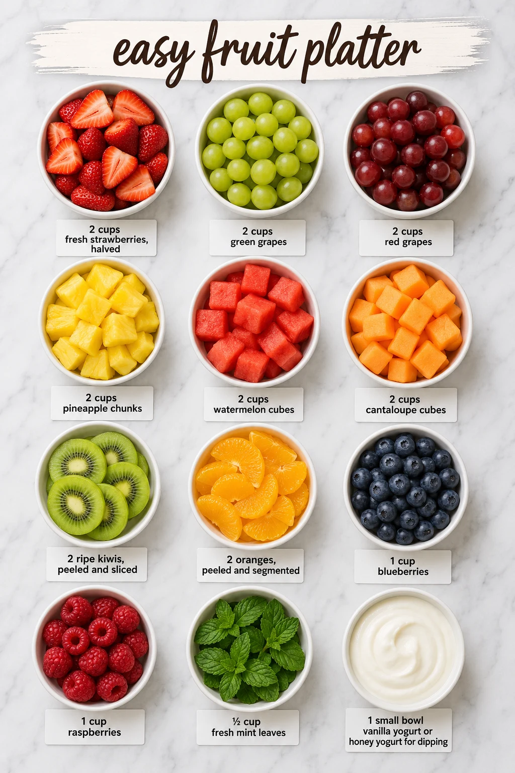 easy fruit platter ingredients easy fruit platter ingredients