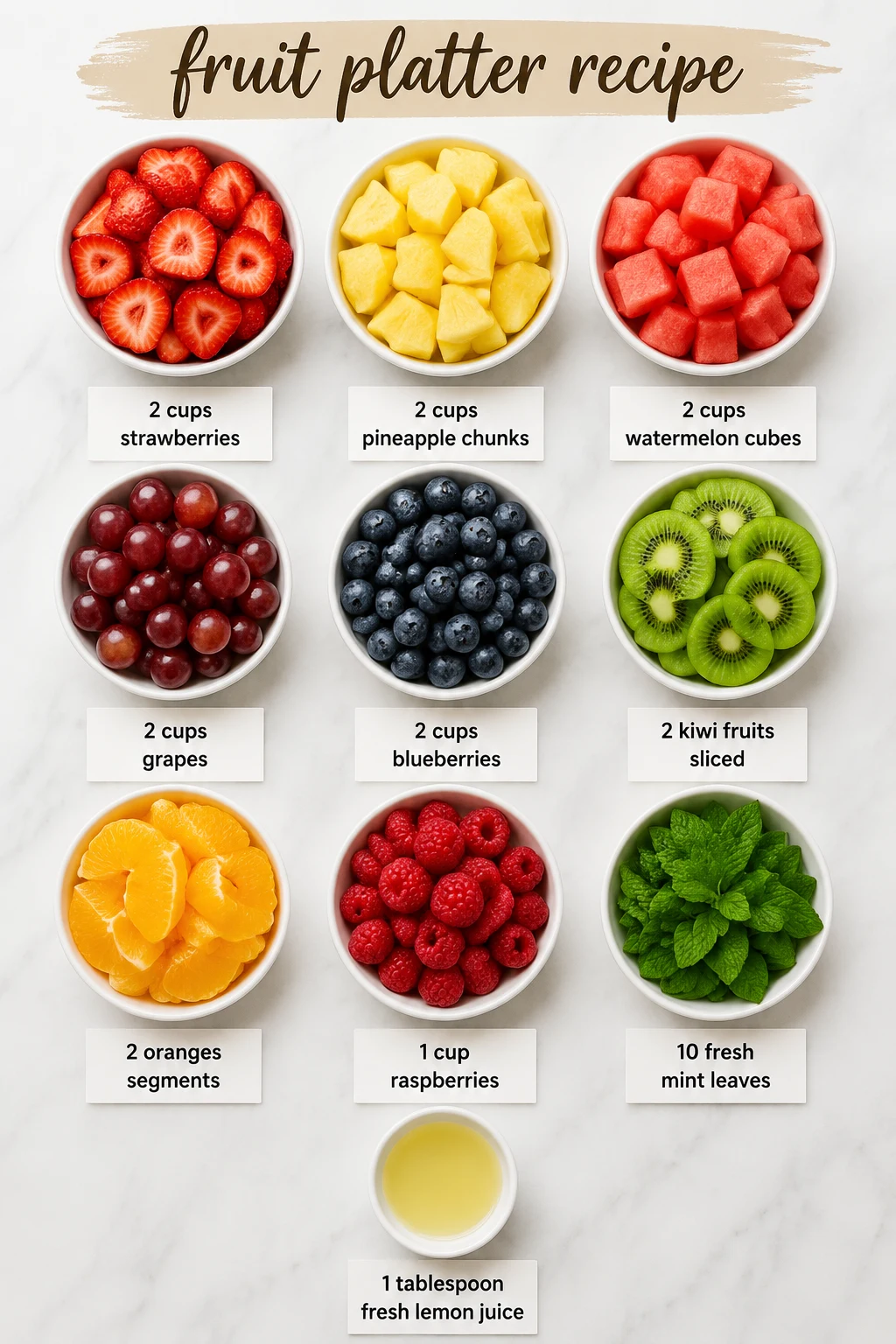 fruit platter recipe ingredients fruit platter recipe ingredients