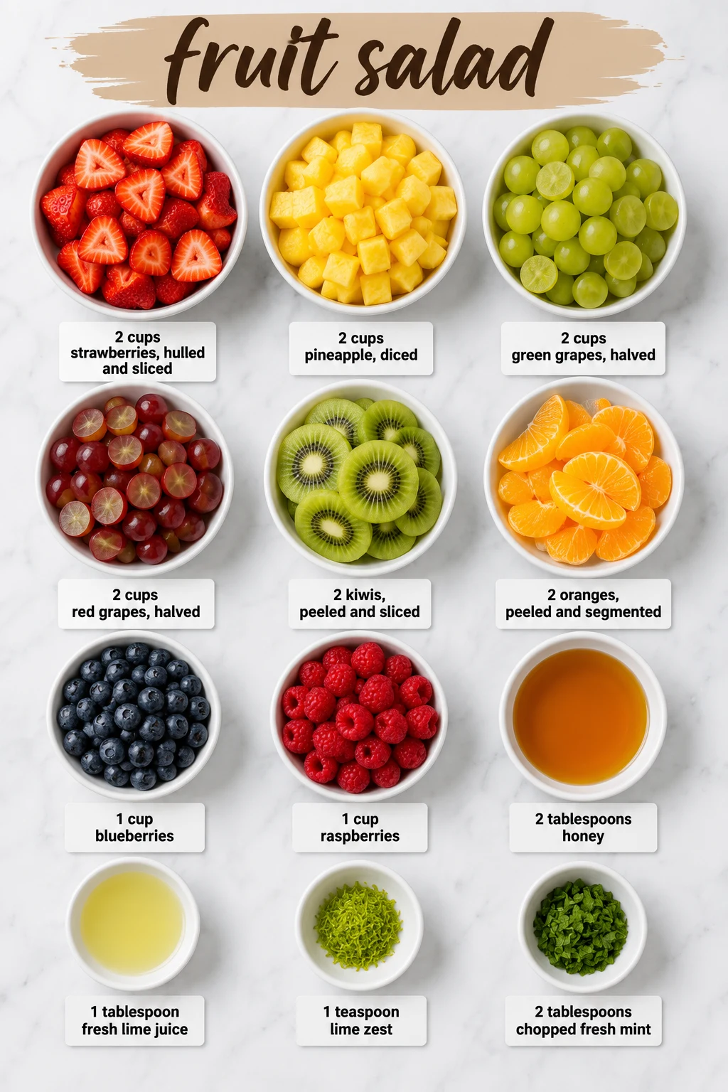 fruit salad ingredients fruit salad ingredients