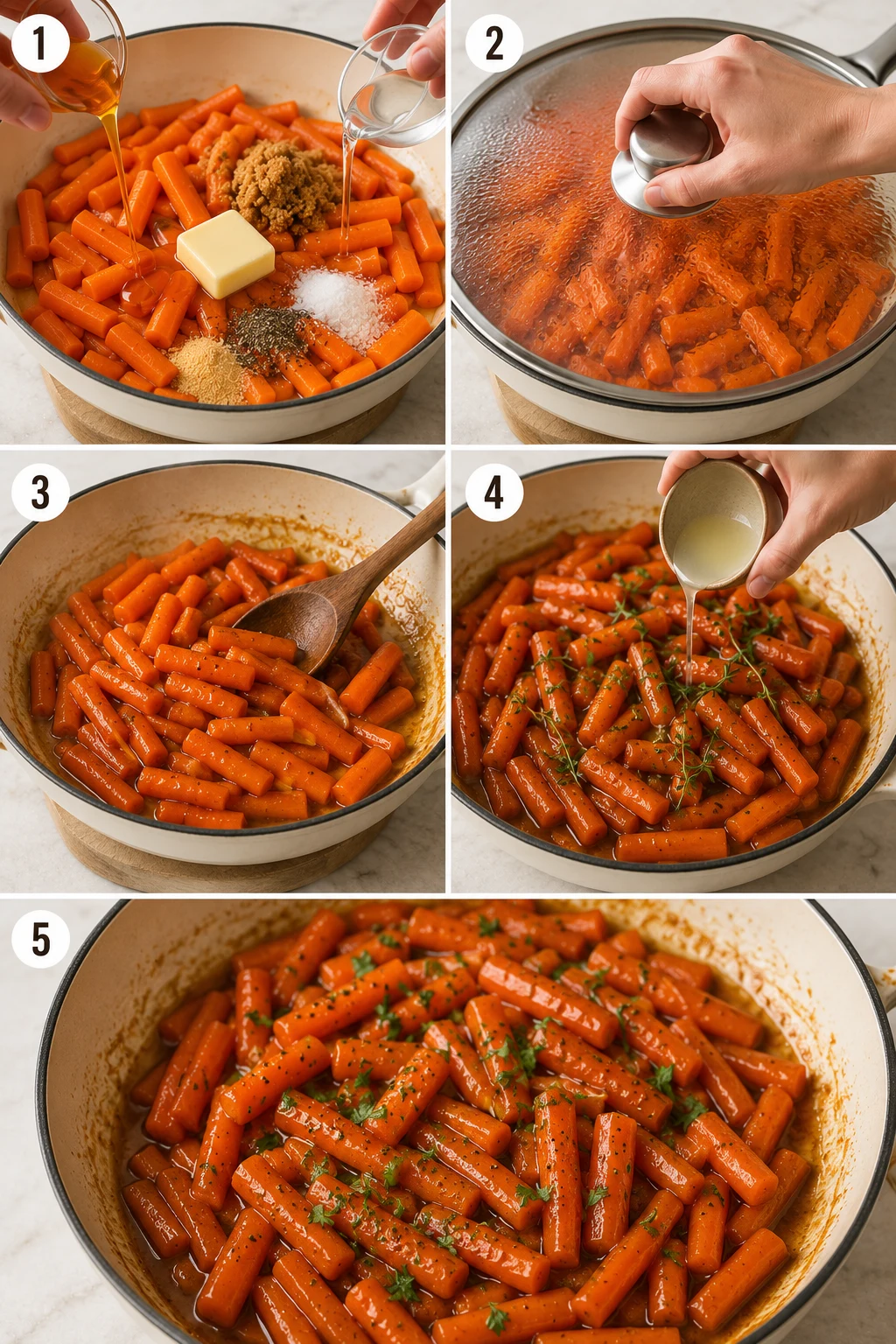 glazed carrots recipe step by step