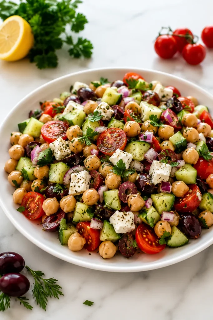 greek chickpea salad
