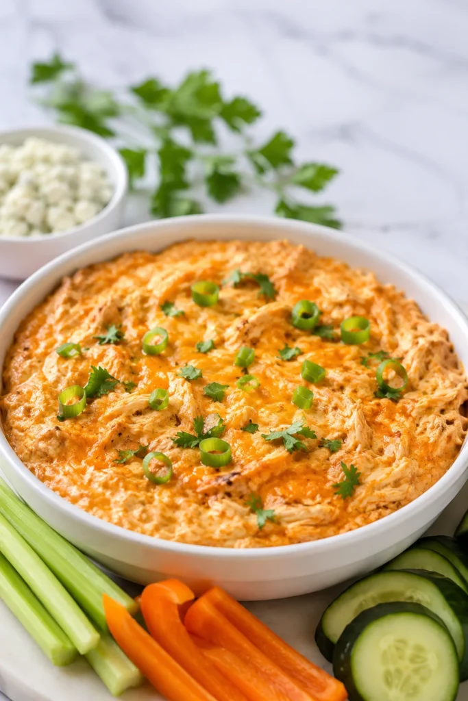 healthy low carb buffalo chicken dip