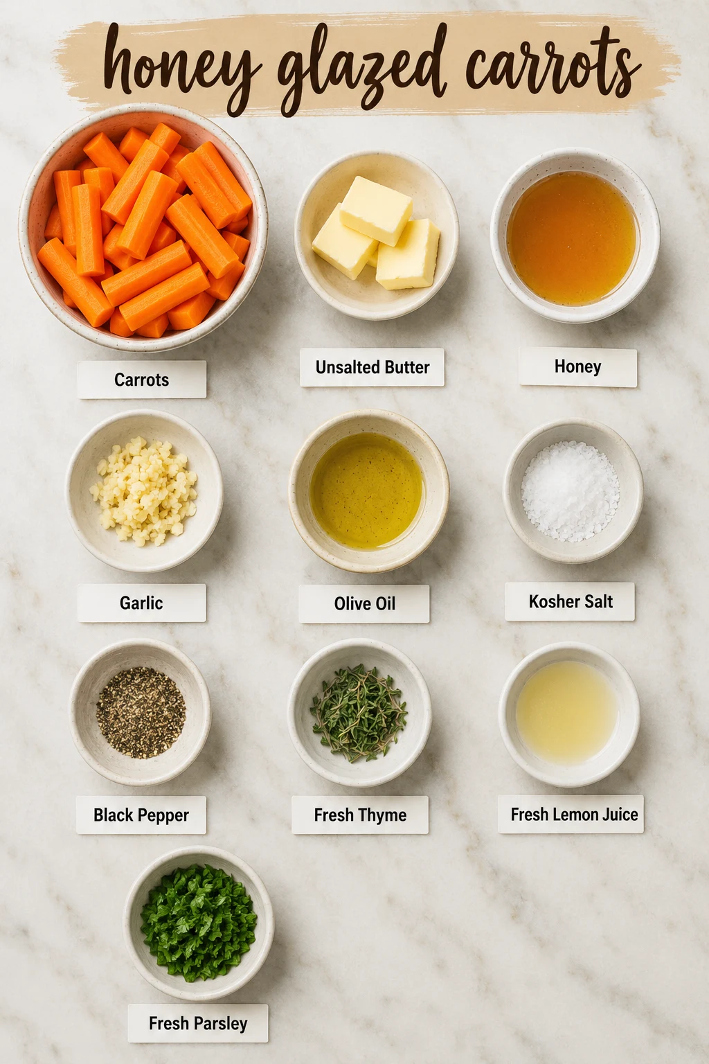 honey glazed carrots ingredients honey glazed carrots ingredients