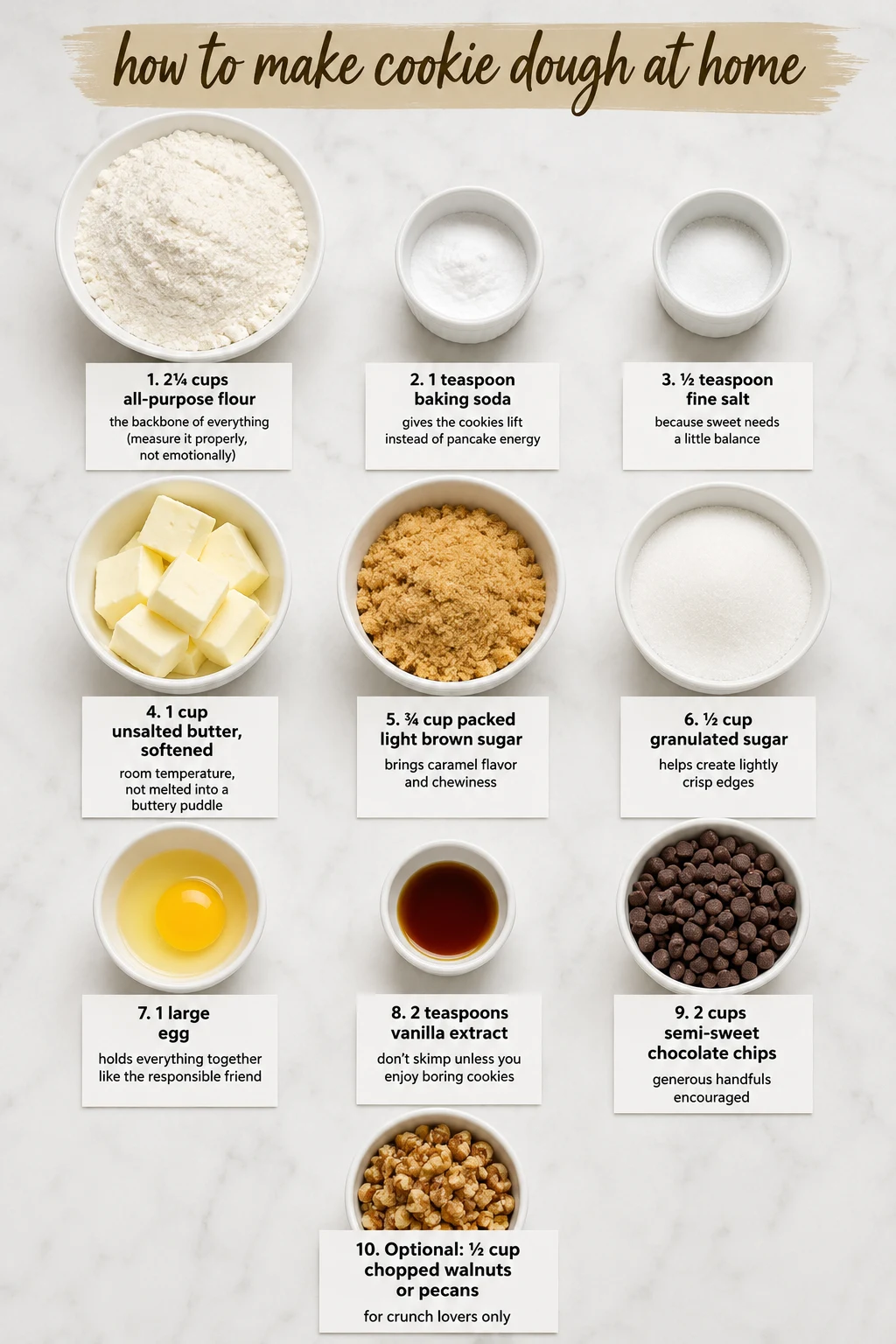 how to make cookie dough at home ingredients how to make cookie dough at home ingredients