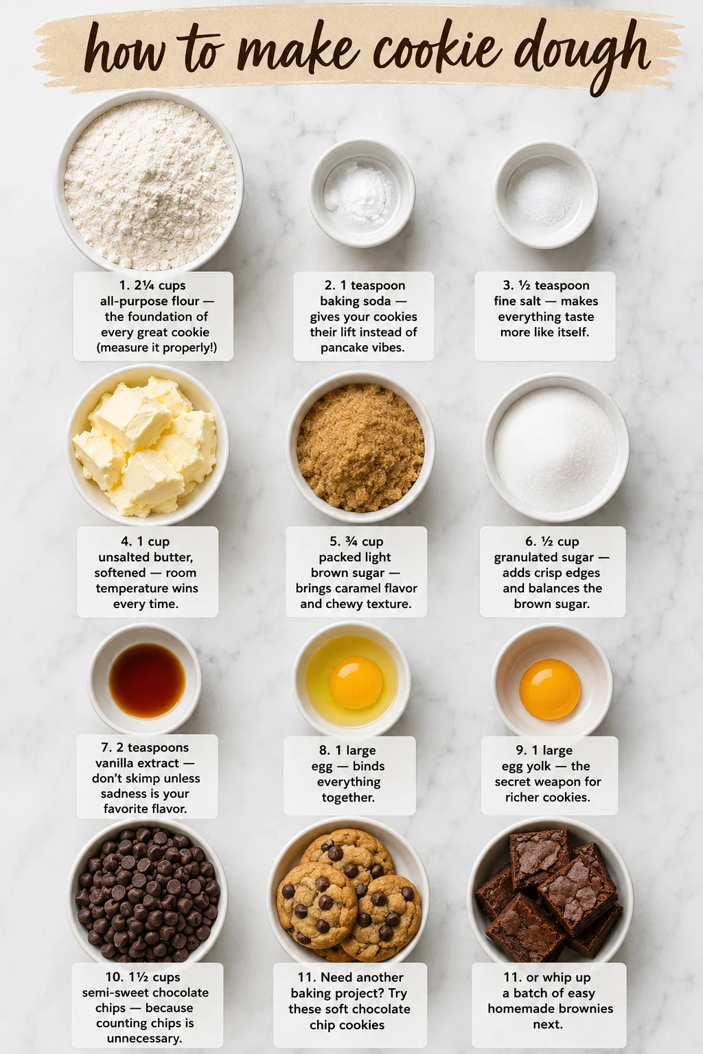 how to make cookie dough ingredients how to make cookie dough ingredients