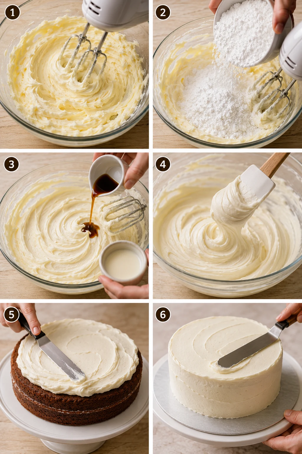 icing cake recipe step by step