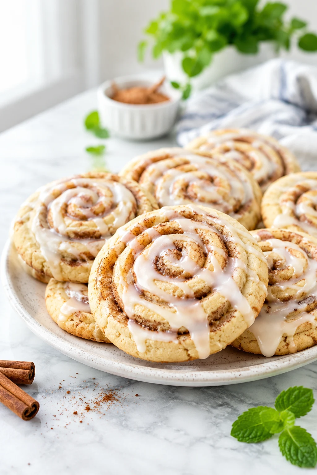Irresistible Cinnamon Roll Cookies