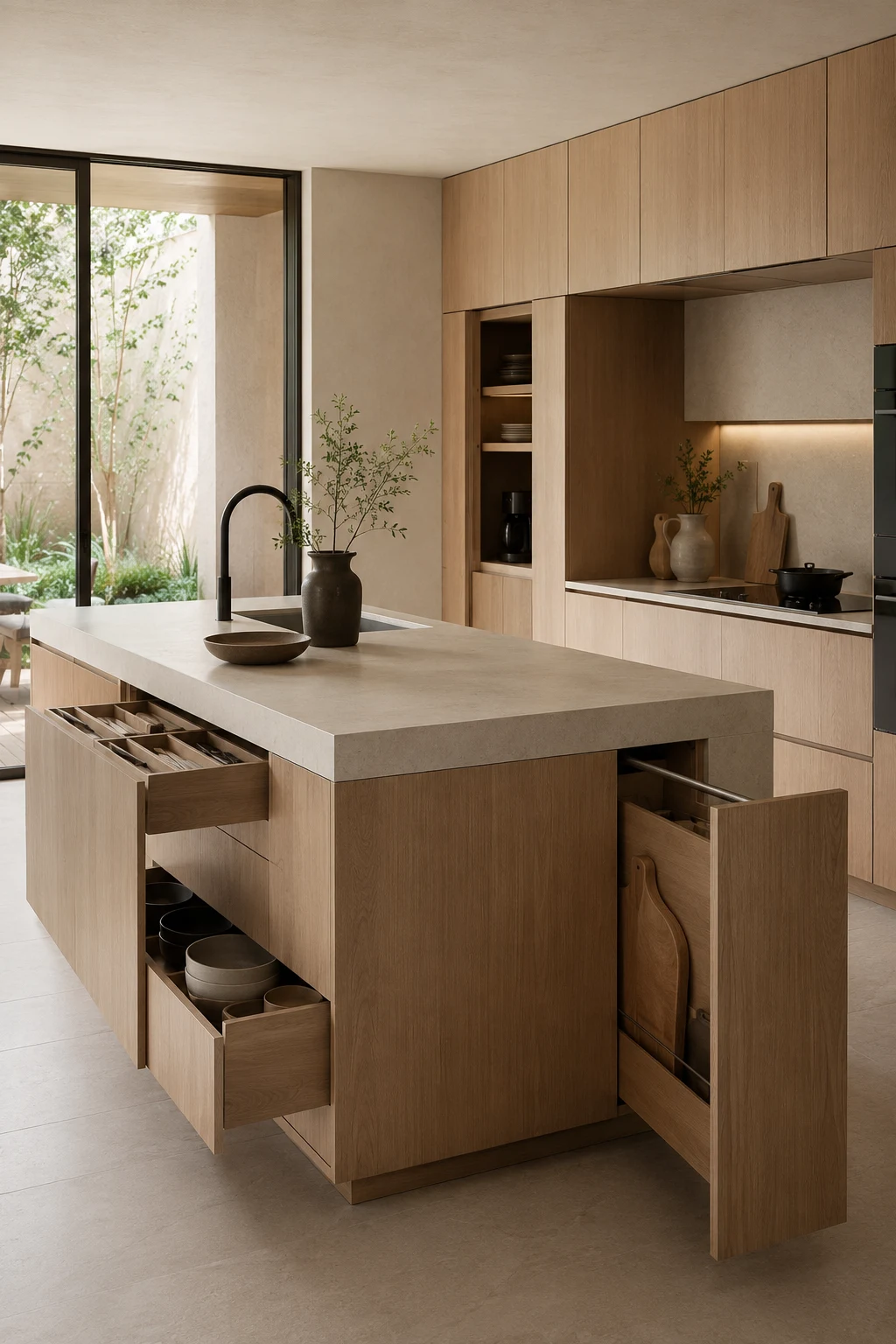 Japandi Kitchen Ideas That Maximize Hidden Storage — japandi kitchen ideas