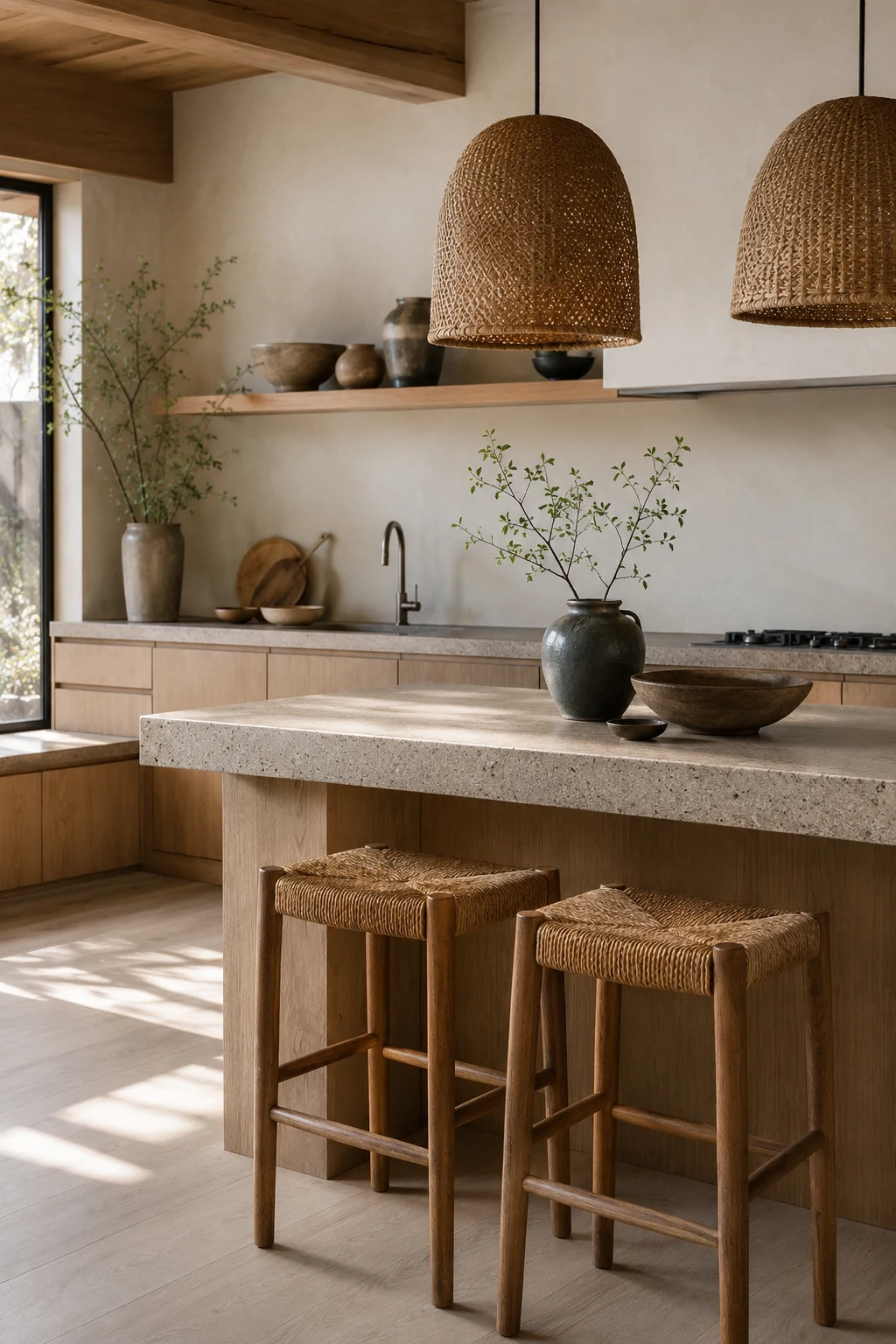 Bring Texture Into Japandi Kitchen Ideas with Handmade Materials — japandi kitchen ideas