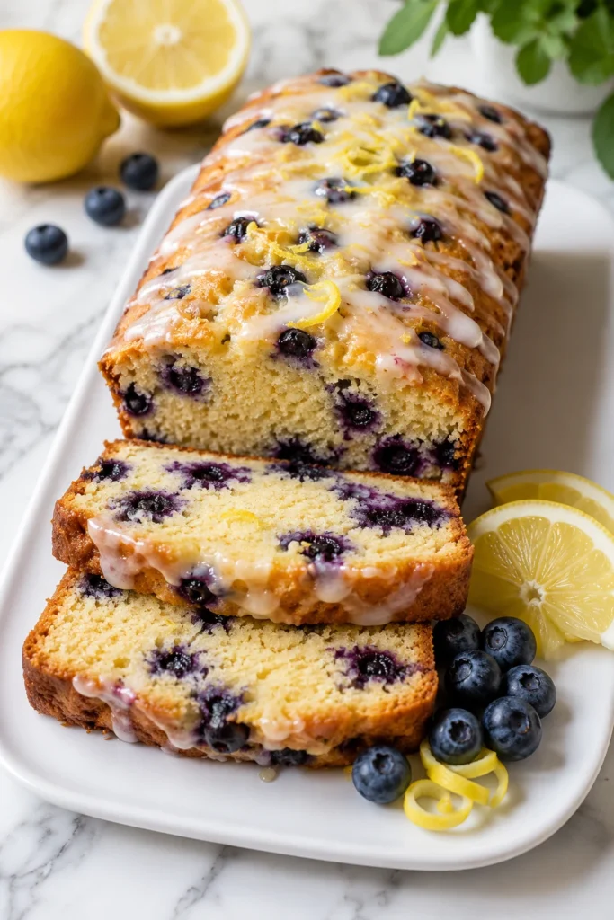 Keto Lemon Blueberry Loaf Cake Keto Lemon Blueberry Loaf Cake