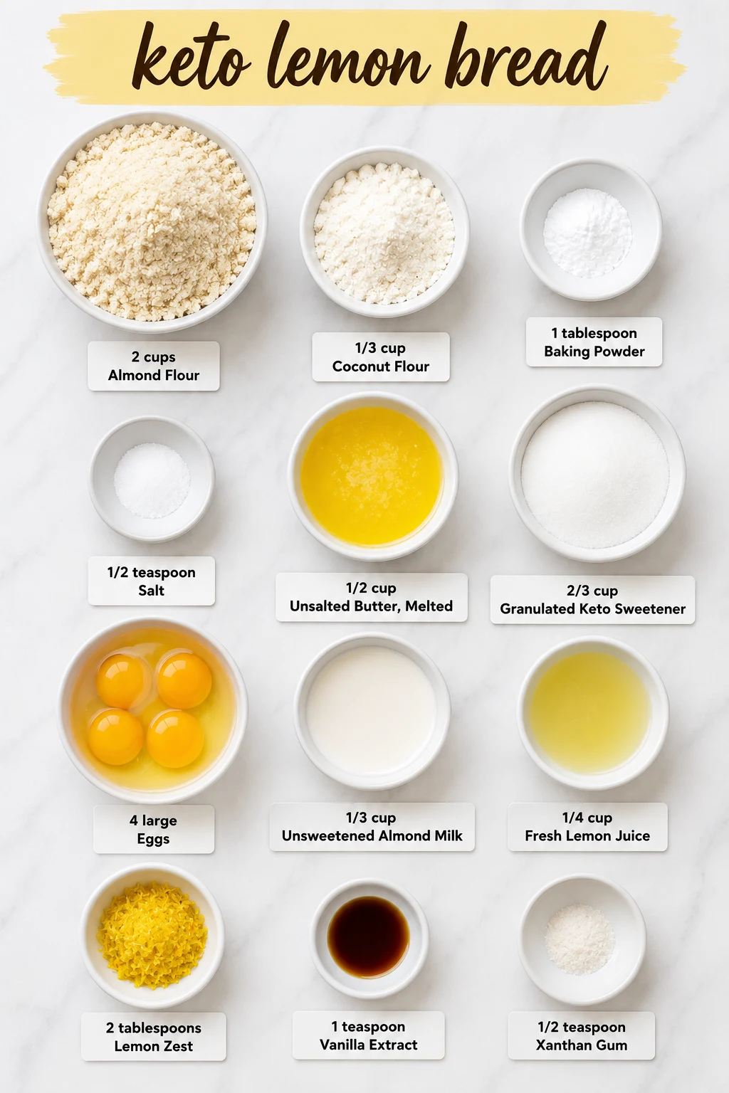 keto lemon bread ingredients
