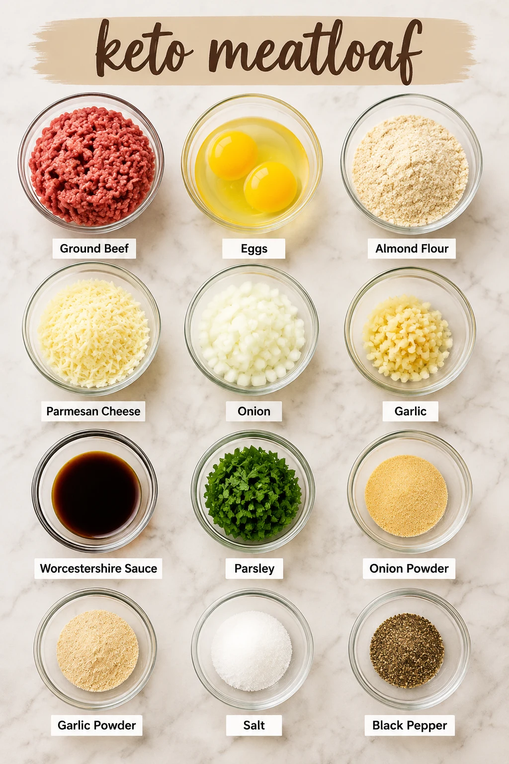 keto meatloaf ingredients