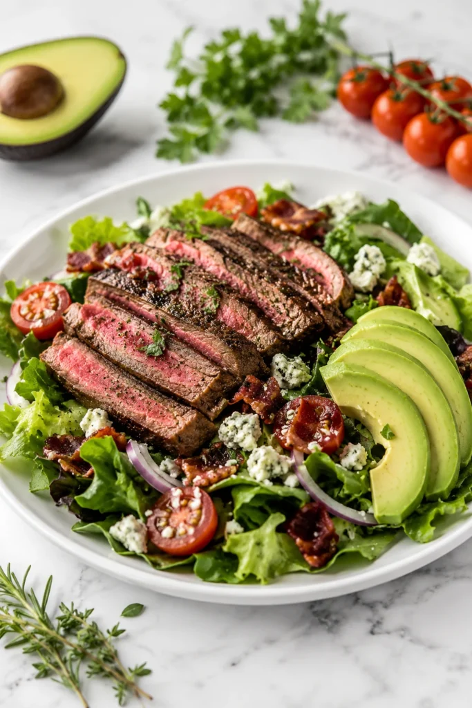 keto steak salad