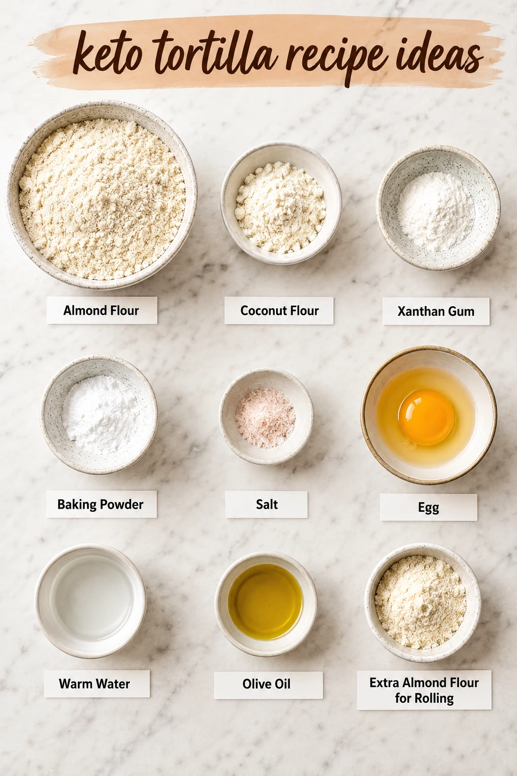 keto tortilla recipe ideas ingredients