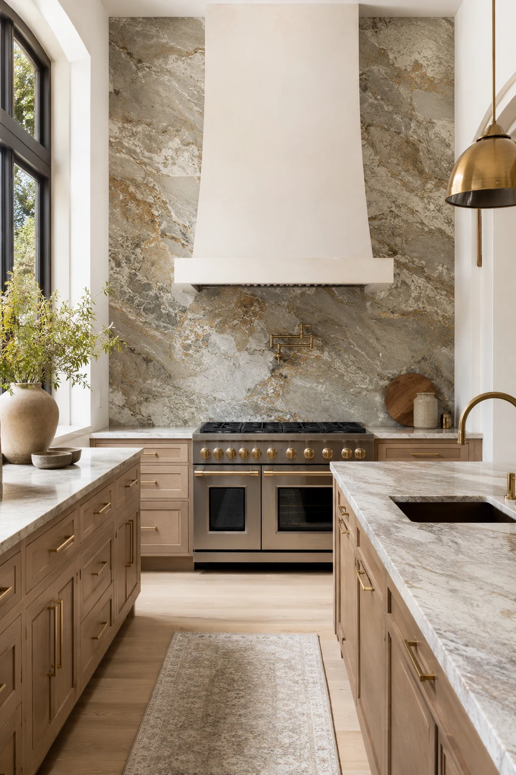 Full-Height Stone Backsplashes That Feel Custom Built — kitchen backsplash ideas
