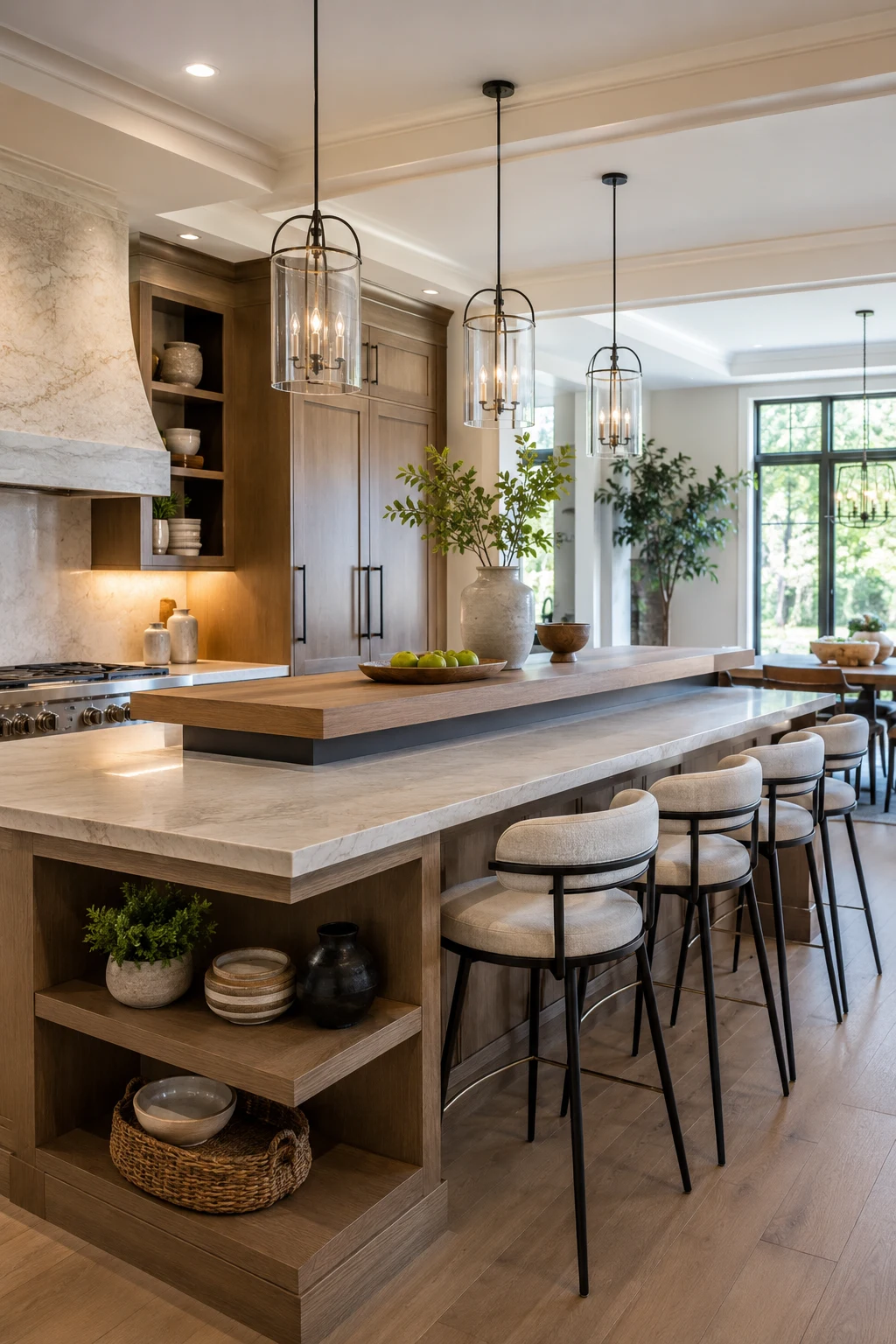 Build a Multi-Level Family Kitchen Bar — kitchen bar ideas
