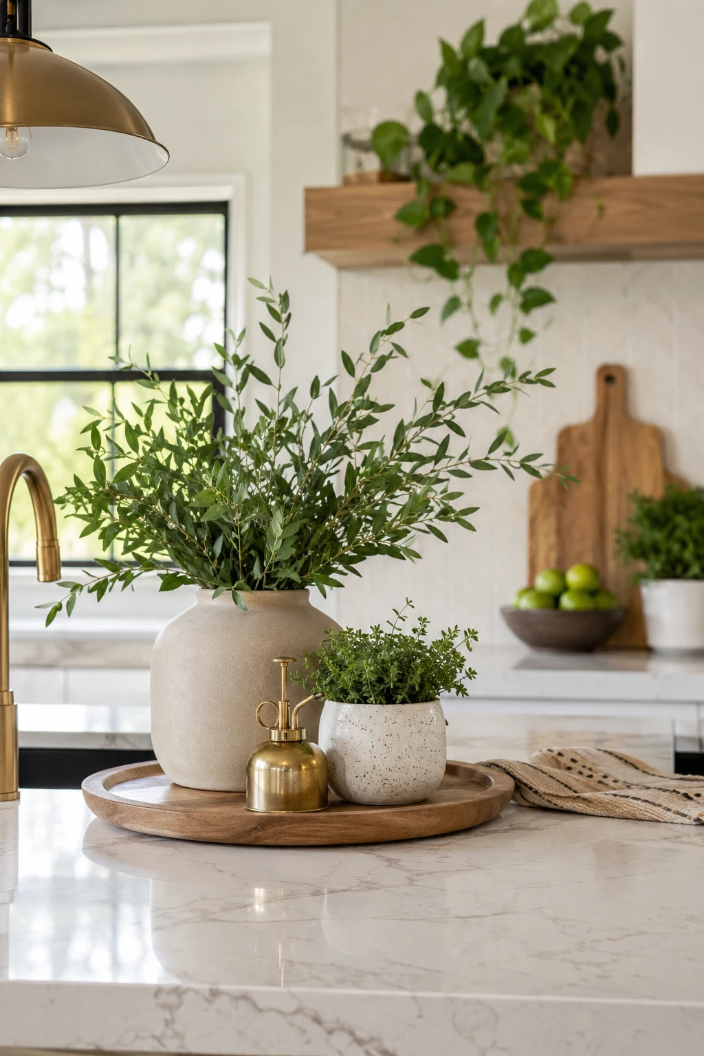Kitchen Counter Decor Ideas That Add Fresh Greenery — kitchen counter decor ideas