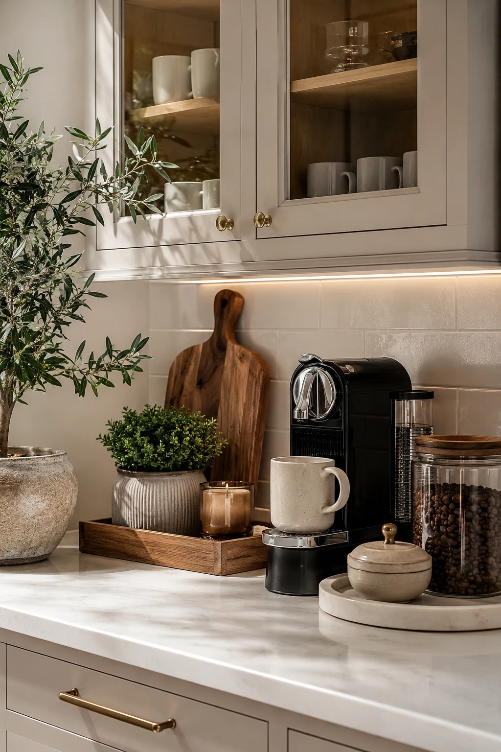 Kitchen Counter Decor Ideas for a Beautiful Coffee Station — kitchen counter decor ideas