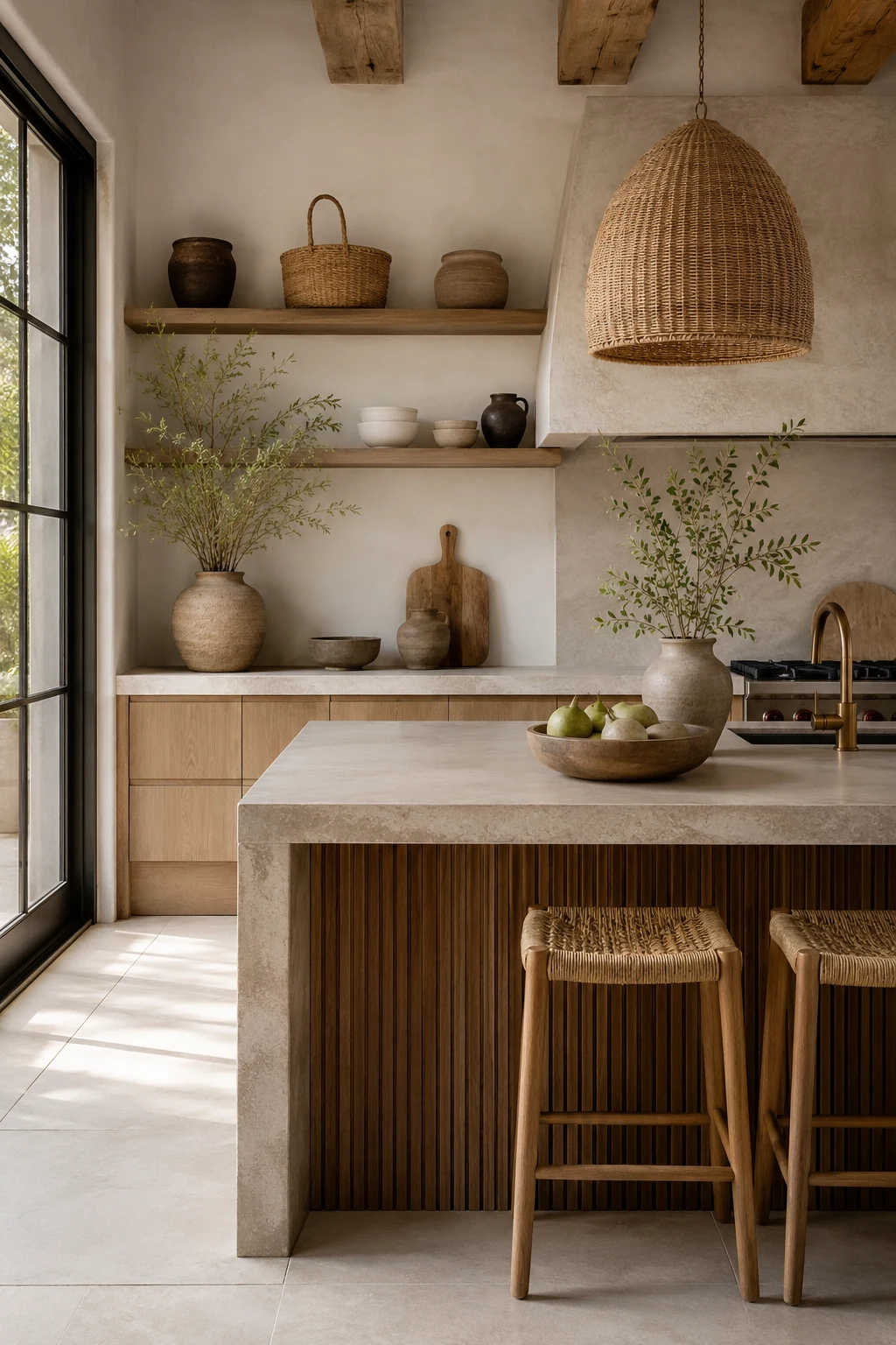 Bring Organic Texture Into the Kitchen — kitchen design ideas