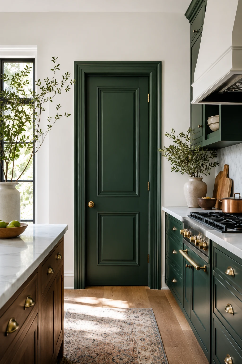 Make a Statement with Bold Painted Doors — kitchen door ideas