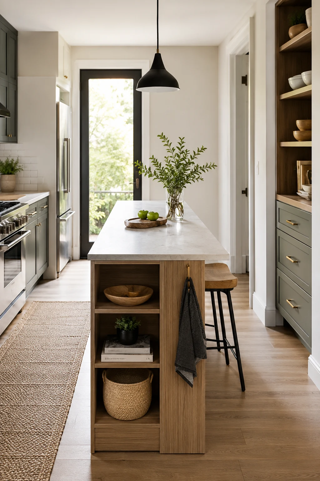 Kitchen Ideas for Small Spaces with Slim Multifunction Islands — kitchen ideas for small spaces