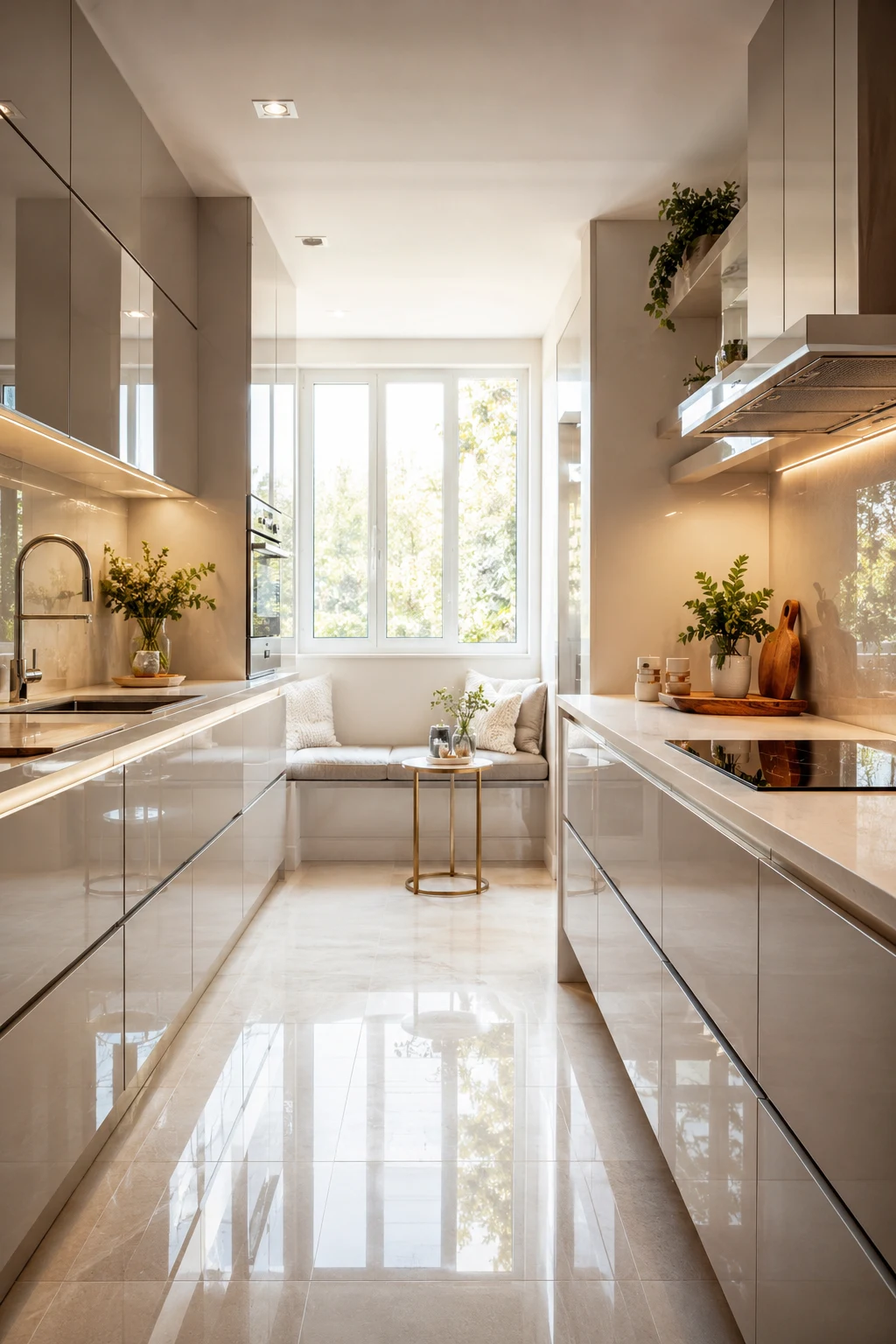 Bright Kitchen Ideas for Small Spaces with Reflective Finishes — kitchen ideas for small spaces