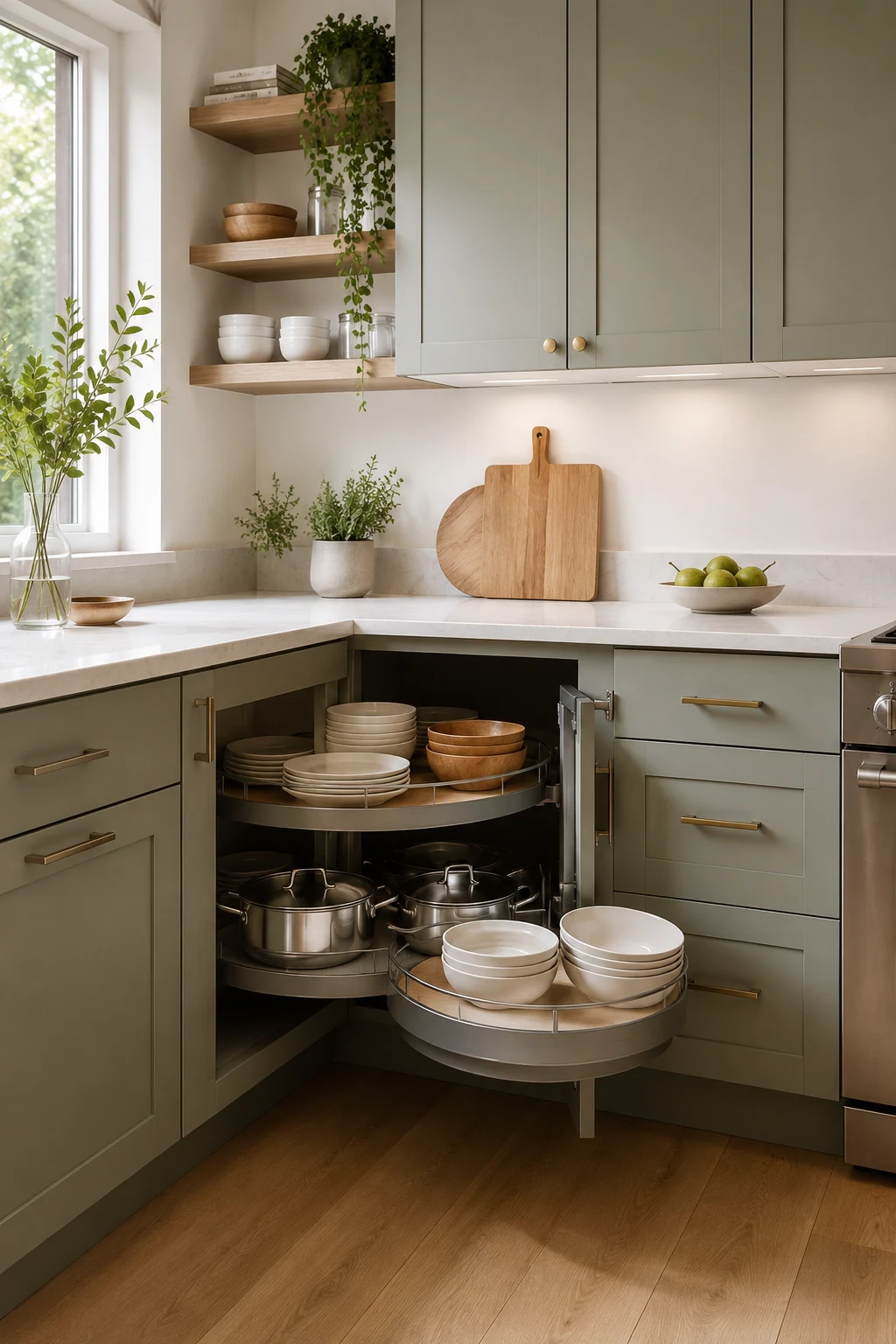 Kitchen Ideas for Small Spaces Using Clever Corner Solutions — kitchen ideas for small spaces