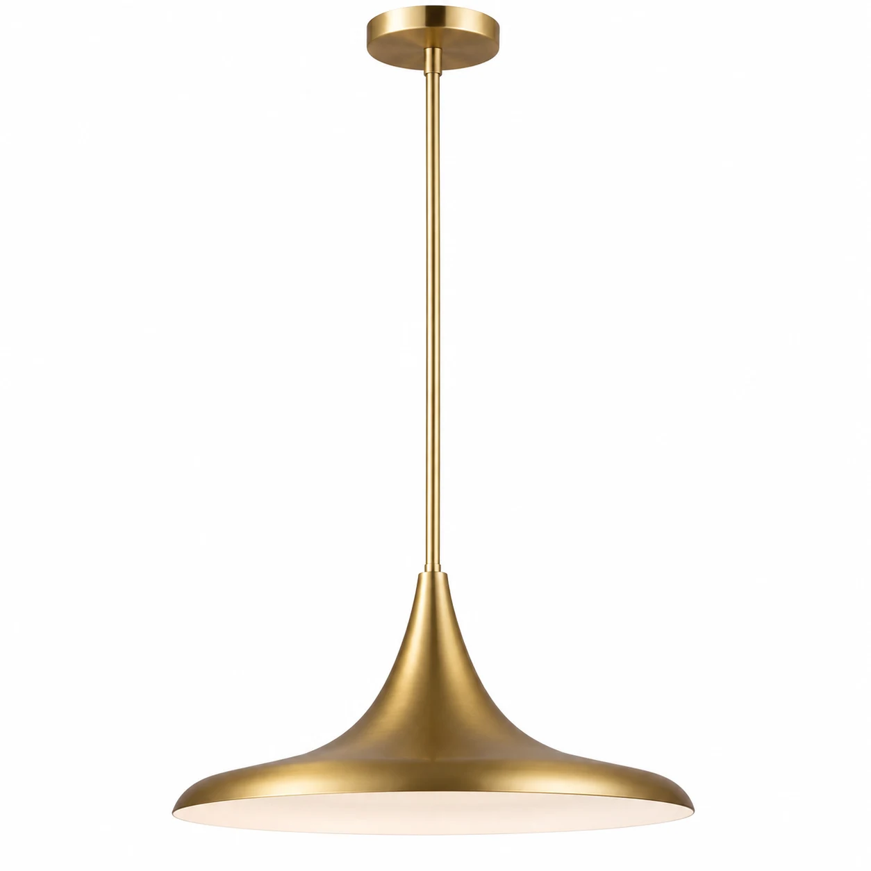 Nathan James Percy Modern Brass Pendant Light